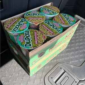 Nissin Cup Noodles Dill Pickle Flavor - Pack of Cups - limited edition - RARE